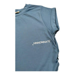 Hinnominate T-Shirt Tinta Unita con Arricci Laterali per Bambina 3646MY00199X AZZURRO POLVERE HINNOMINATE 