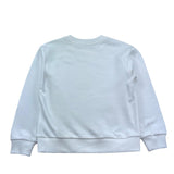 Moschino Felpa Girocollo Tinta Unita con Stampa per Bambino HRF078 BIANCO MOSCHINO 