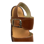 PANYNO sandali tinta unita con fibia Marrone per Neonato B3039 MARRONE PANYNO 