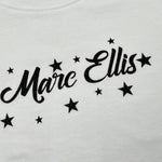 Marc Ellis T-Shirt Girocollo Tinta Unita con Brillantini per Neonata JMNTS16797N BIANCO MARC ELLIS 