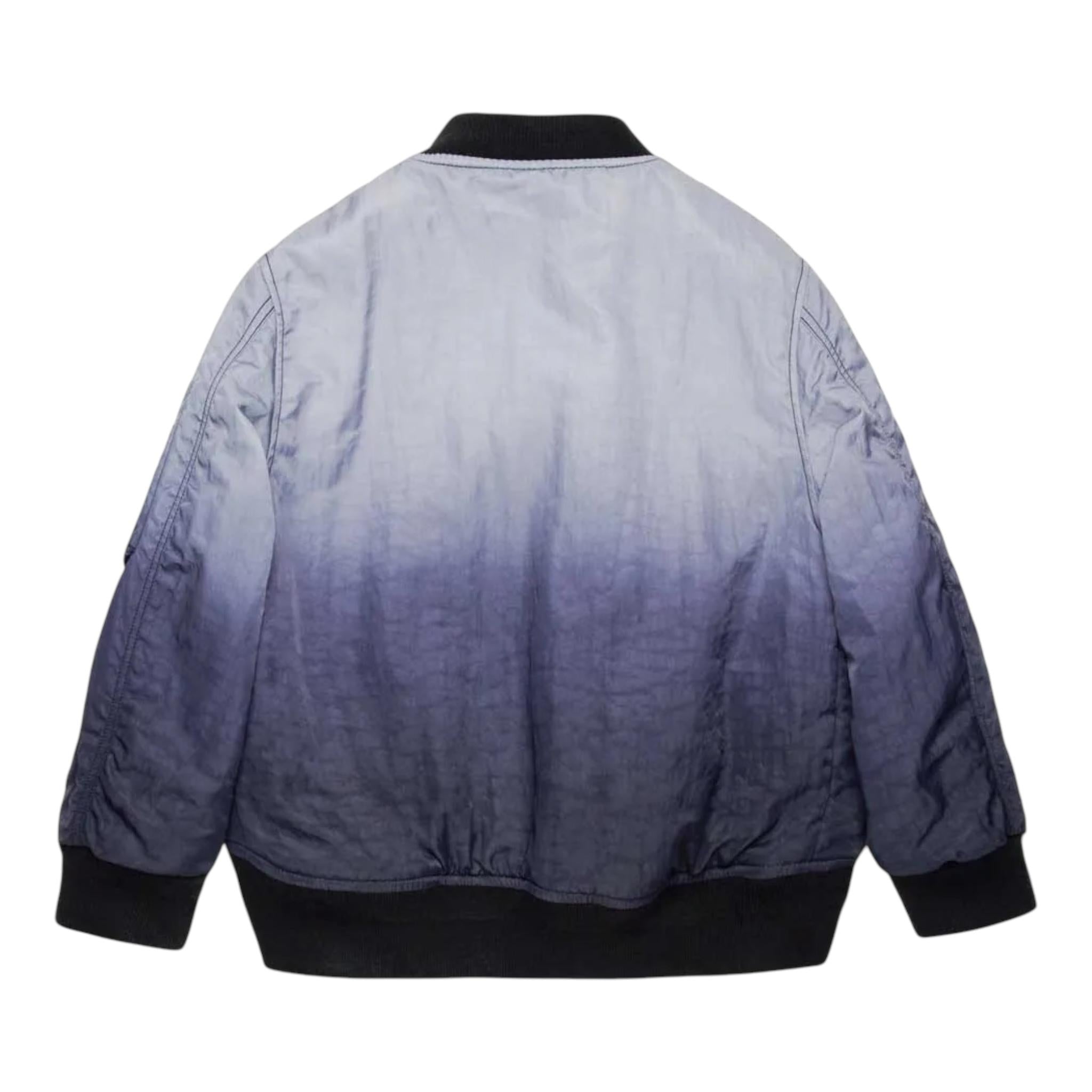 DIESEL giubbino bicolore con zip Nero/grigio per Bambino J01965 NERO/GRIGIO DIESEL 