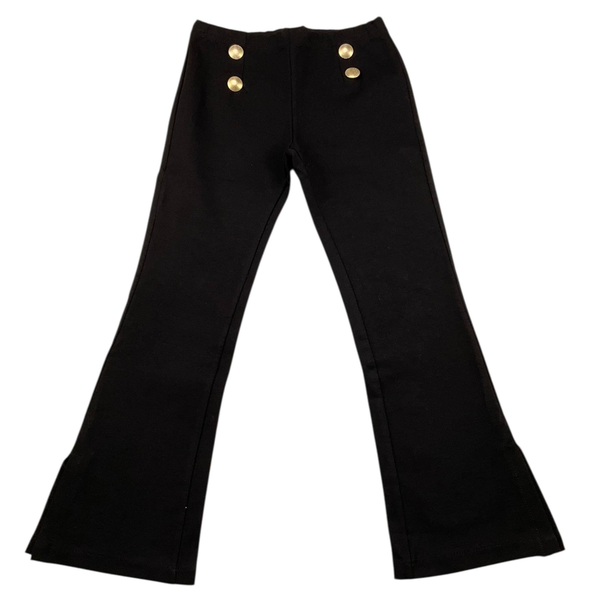 FUN & FUN pantalone tinta unita modello zampa Nero per Bambina FNBPT15613 NERO FUN & FUN 