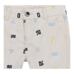 Guess Bermuda Tinta Unita con Girovita Regolabile per Neonato N5GD04WGBT1 BEIGE GUESS 