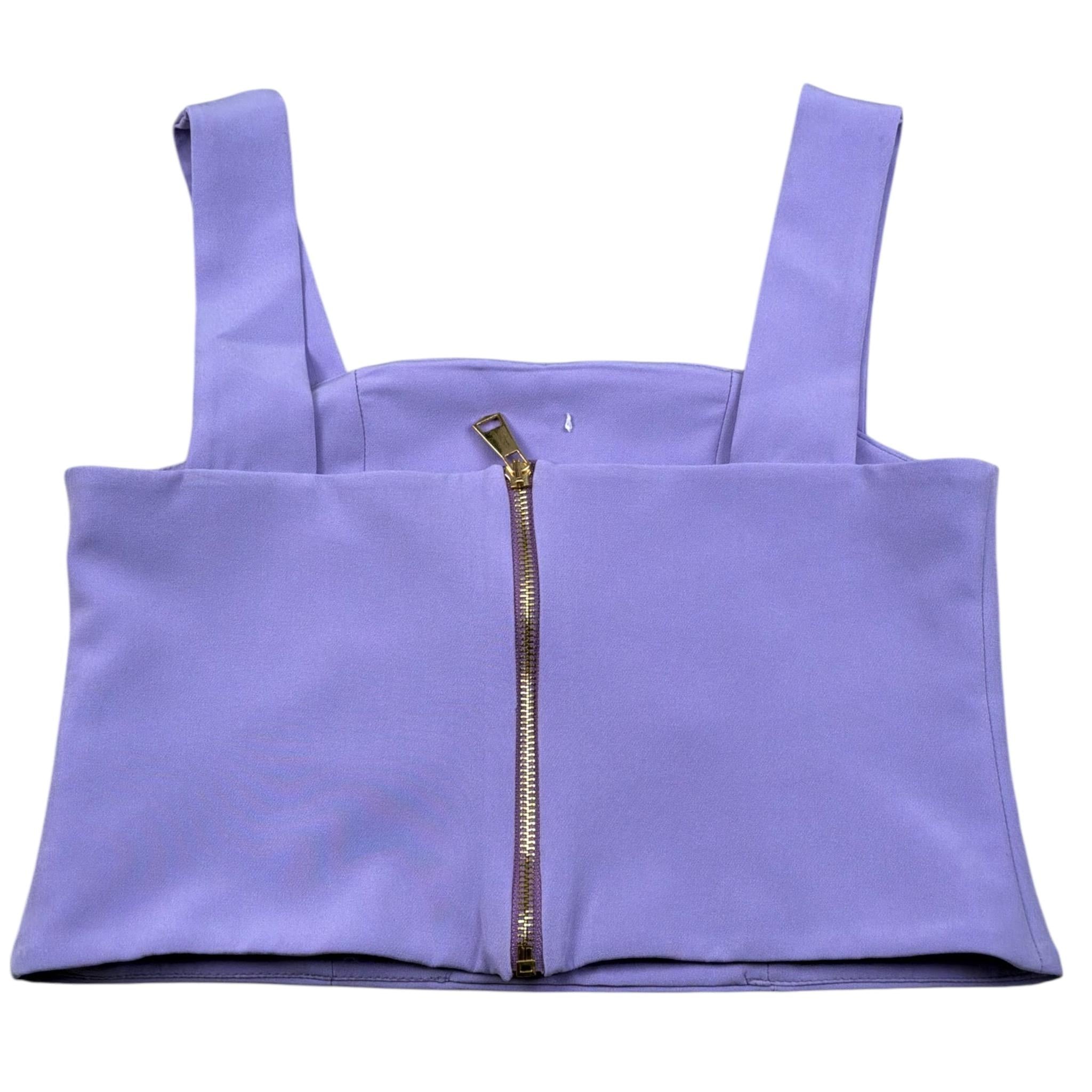 Janice Top Giromanica tinta unita Glicine per Bambina JN702R GLICINE JANICE 