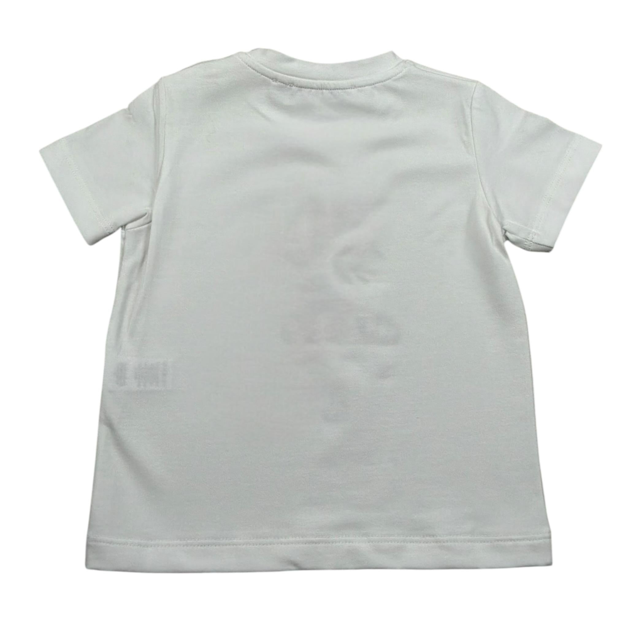 Per Te T-Shirt Girocollo tinta unita Cn Stampa Bianco per Neonato 34186 BIANCO PER TE 