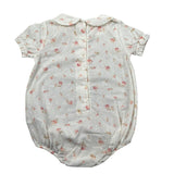 Wedoble Pagliaccetto Mezza Manica Tinta Unita per Neonata V2502716A PANNA WEDOBLE 