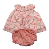 Juliana Completo 2 Pezzi Camicia-Culotte per Neonata 25106 ROSA JULIANA 
