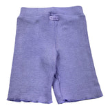 Saint Barth Short Tinta Unita Con Elastico In Vita Lilla Per Bambina