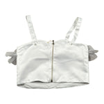 Illiana Top Tinta Unita con Rouches per Bambina 566 BIANCO ILLIANA 