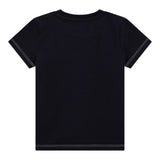 Guess T-Shirt Girocollo Tinta Unita con Stampa per Neonato N4RI11K8HM4 BLU GUESS 