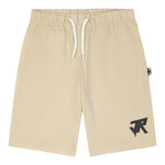 John Richmond Completo 2 Pezzi T-Shirt-Bermuda Tinta Unita per Bambino RBP25134CJXX BEIGE JOHN RICHMOND 