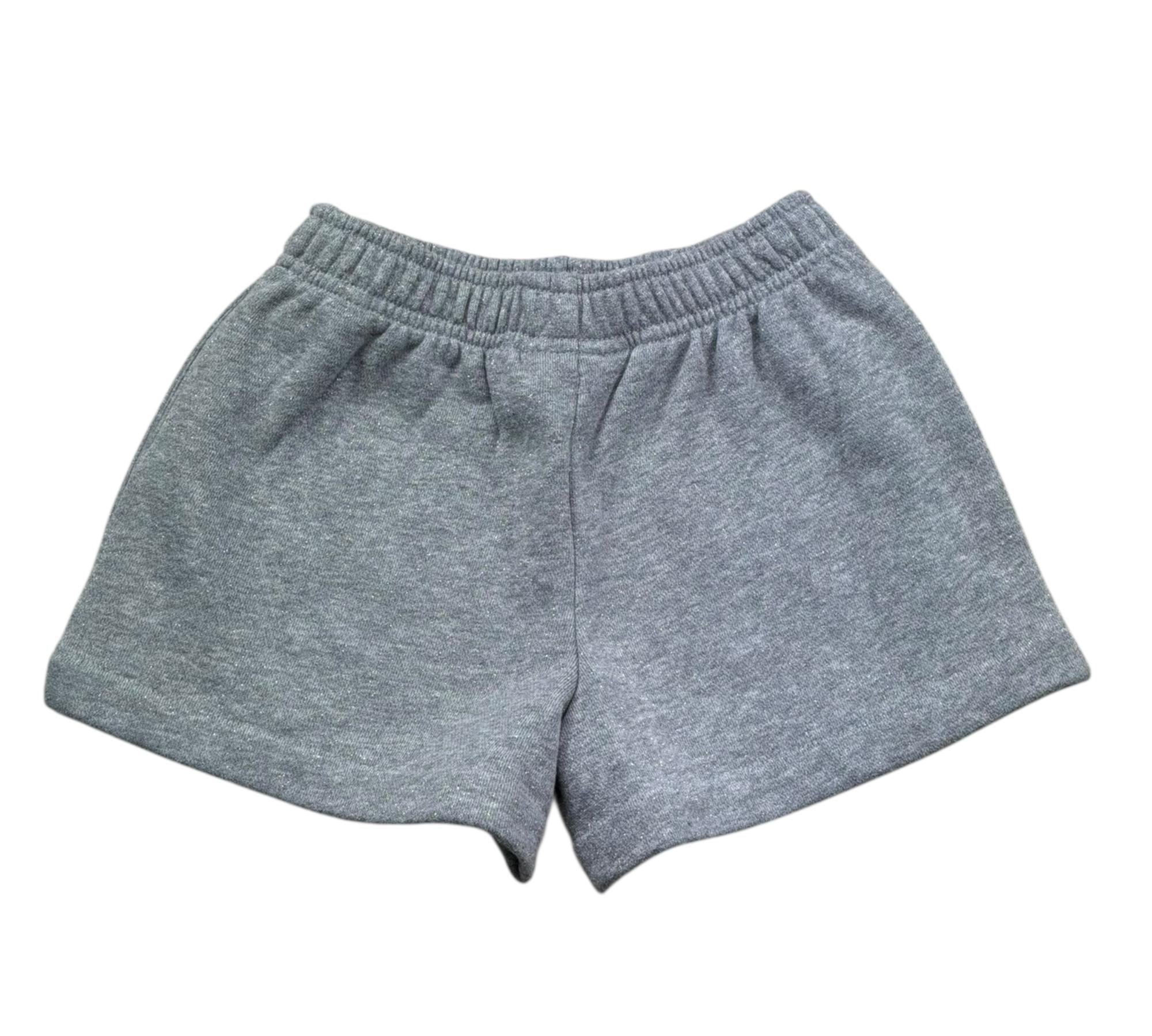 Saint Barth Short Tinta Unita Lurex per Bambina CATEJR GRIGIO SAINT BARTH 