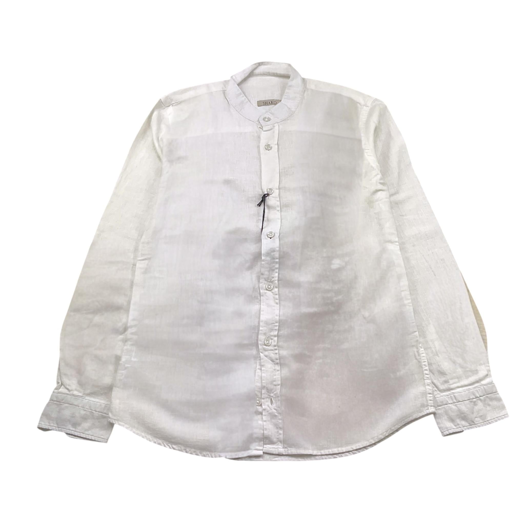 Shako' Camicia Tinta Unita Manica Lunga  per Bambino CSK0304J BIANCO SHAKO' 