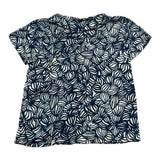 Wedoble Camicia Mezza Manica Stampa Fantasia Blu Per Neonato