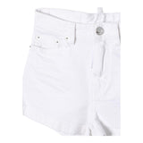 Dsquared2 Shorts einfarbig mit 5 Taschen weiß für Mädchen