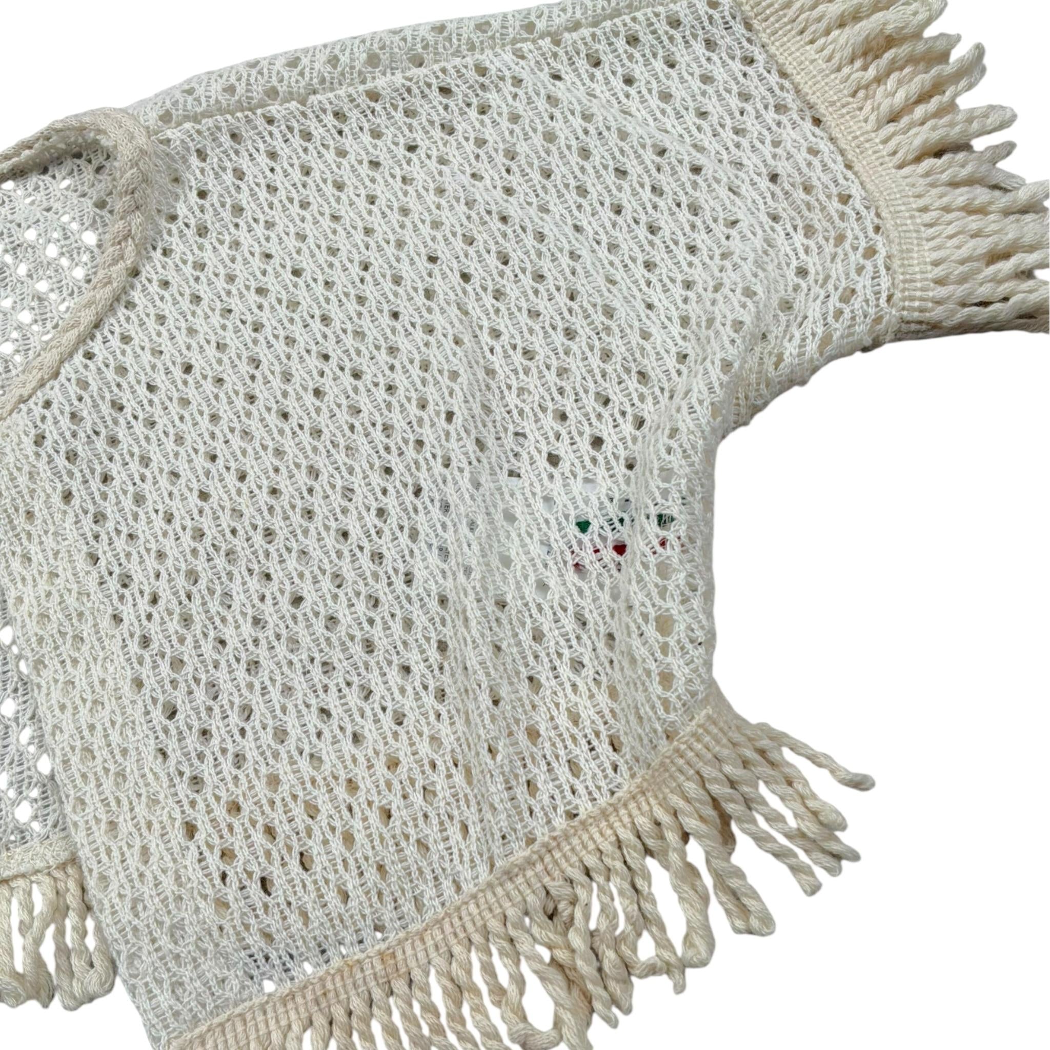 Please Coprispalle Tinta Unita con Trafori per Bambina MG01230G72X PANNA PLEASE 