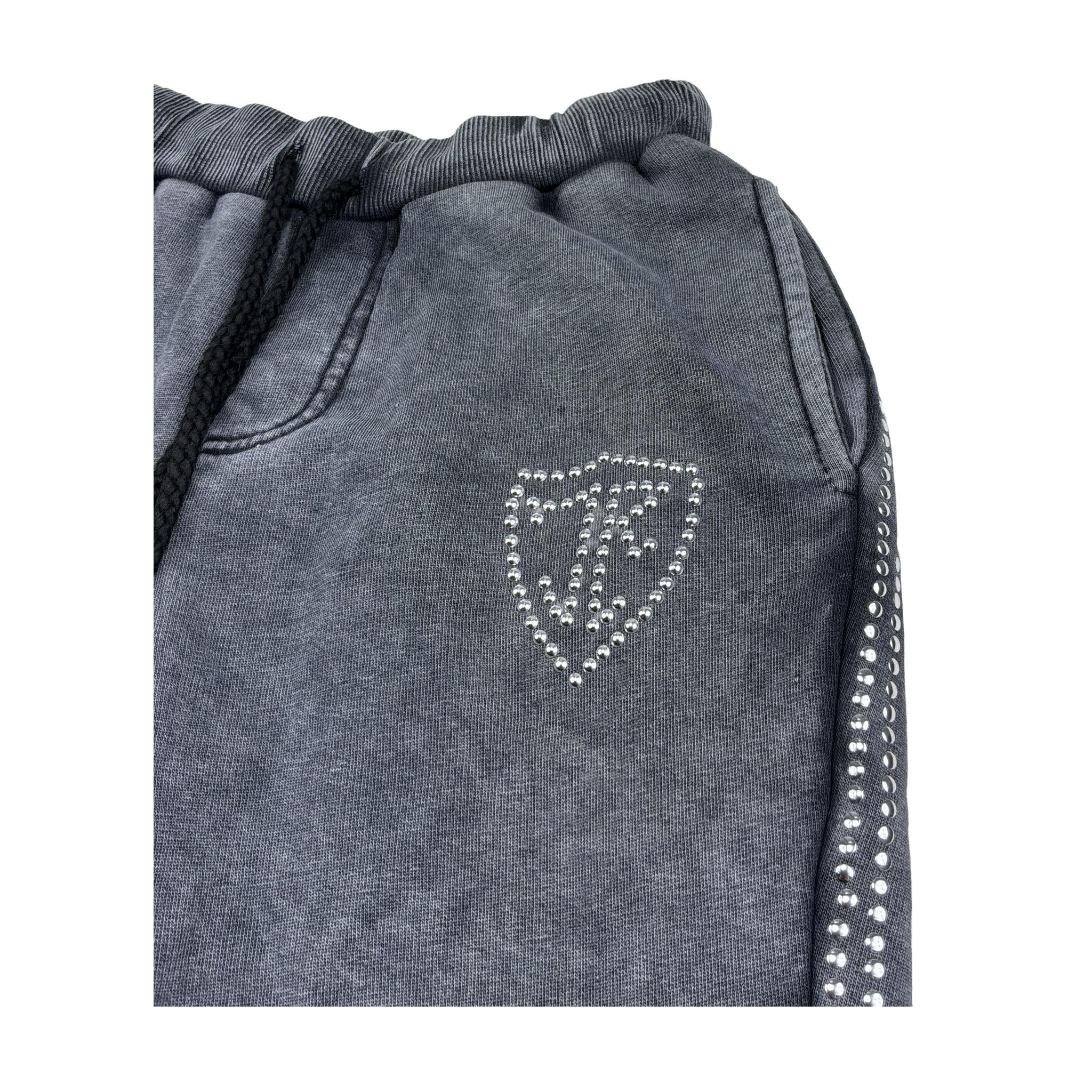 John Richmond Pantalone Tuta Tinta Unita per Bambino RBP26154PA NERO JOHN RICHMOND 