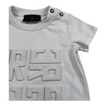 John Richmond T-Shirt Girocollo Tinta Unita con Logo per Neonato RIP26015TS GRIGIO JOHN RICHMOND 