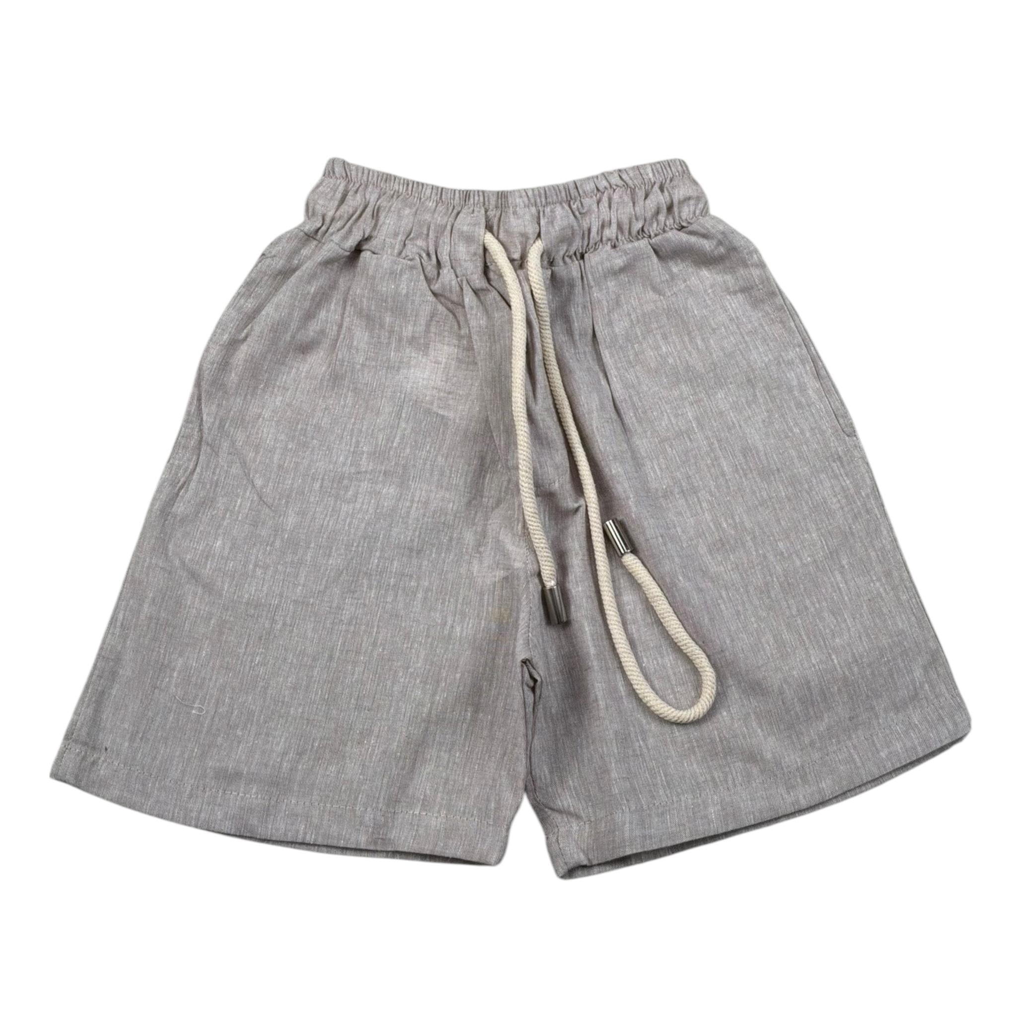 Louis Dieudonne' Bermuda Tinta Unita con Elastico In Vita per Bambino LDBE01X BEIGE LOUIS DIEUDONNE' 