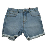 John Richmond Short In Denim tinta unita con Stampa Azzurro per Bambina RGP23160SH AZZURRO JOHN RICHMOND 