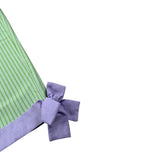 Ilfarobimbi Pantalone Tinta Unita con Applicazione Fiocco per Bambina IFB50446 VERDE ILFAROBIMBI 