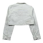 Hinnominate Giubbino tinta unita Modello Crop Bianco per Bambina 3635OY00086 BIANCO HINNOMINATE 