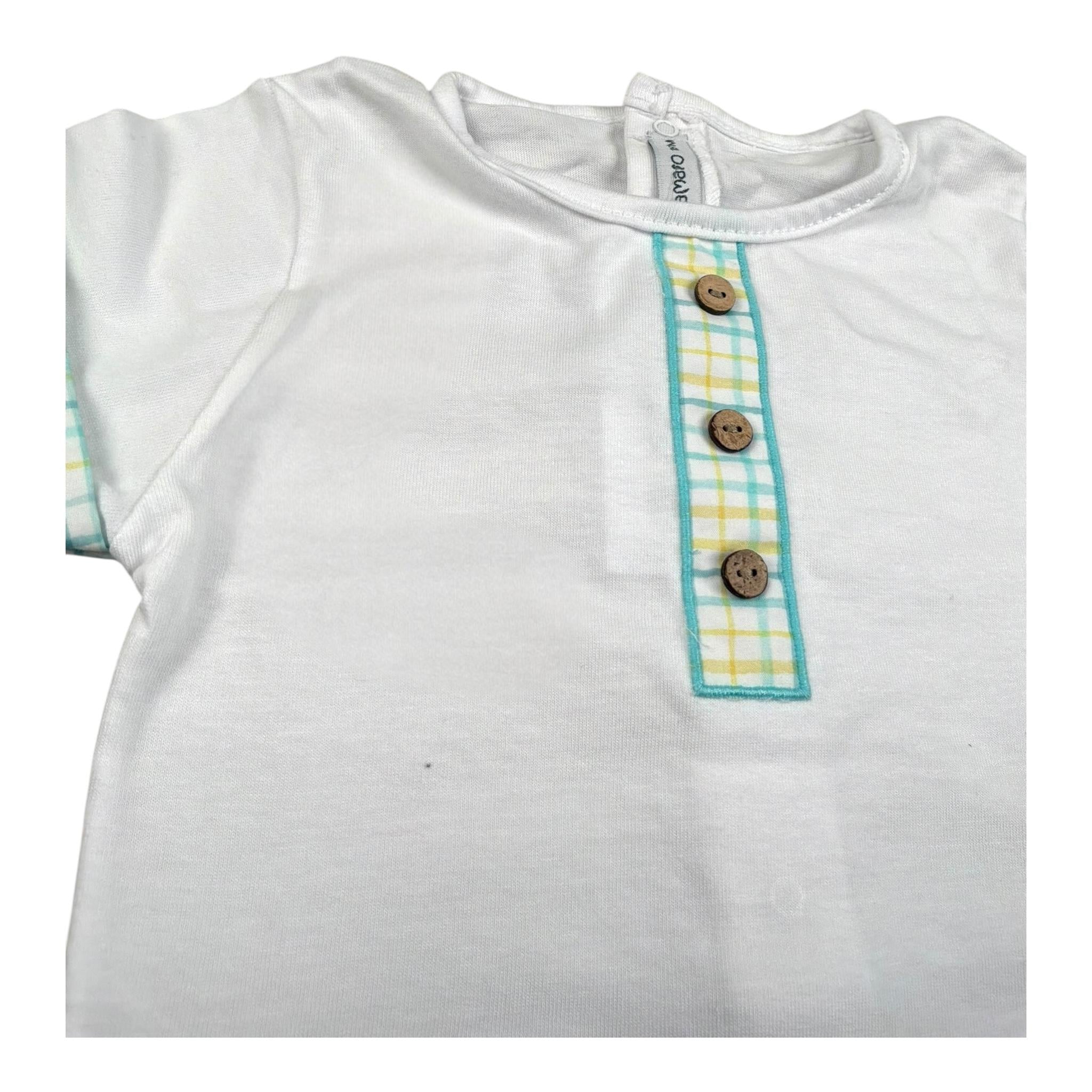 Calamaro Completo 2 Pezzi T-Shirt-Culotte per Neonato 11121 BIANCO CALAMARO 
