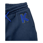 KENZO pantalone tuta tinta unita con logo Blu per Neonato K04238 BLU KENZO 
