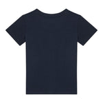 Guess T-Shirt Girocollo Tinta Unita con Stampa per Bambino N5RI20K8HM4 BLU GUESS 