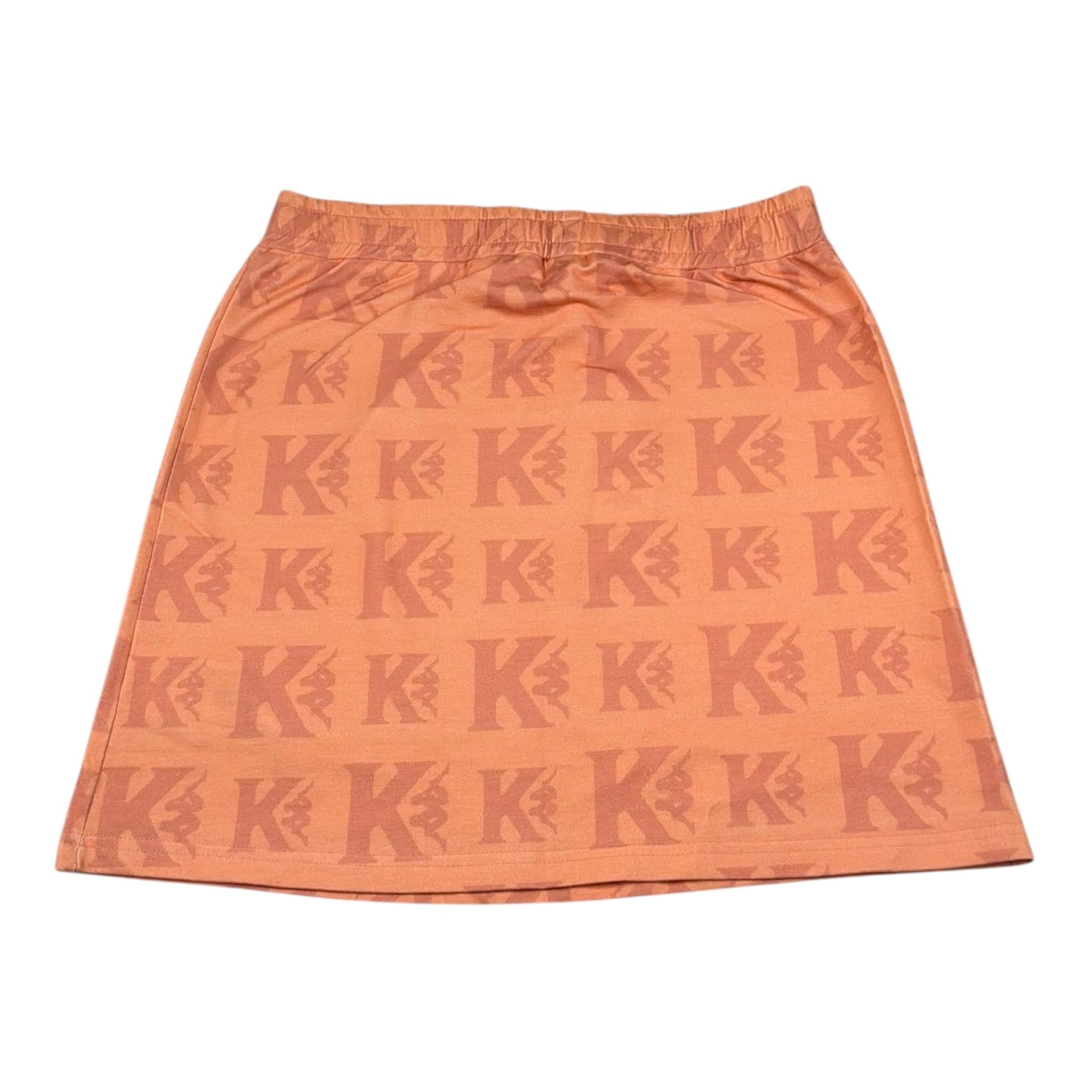 Kappa Gonna Tinta Unita Logata per Bambina 3746GF00033 PESCA KAPPA 