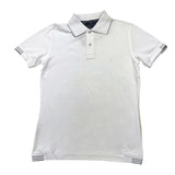 Yes Zee Poloshirt, halbarm, einfarbig, mit weißem Logo für Jungen