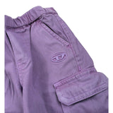 Diesel Jeans Tinta Unita Modello Cargo per Neonata K00603X VIOLA DIESEL 