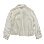 SIMONETTA camicia tinta unita con foulard Bianco per Bambina ST5A20 BIANCO SIMONETTA 