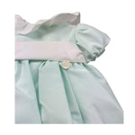 Le Bebe Abito Mezza Manica Tinta Unita  per Neonata LBG6436 VERDE ACQUA LE BEBE 