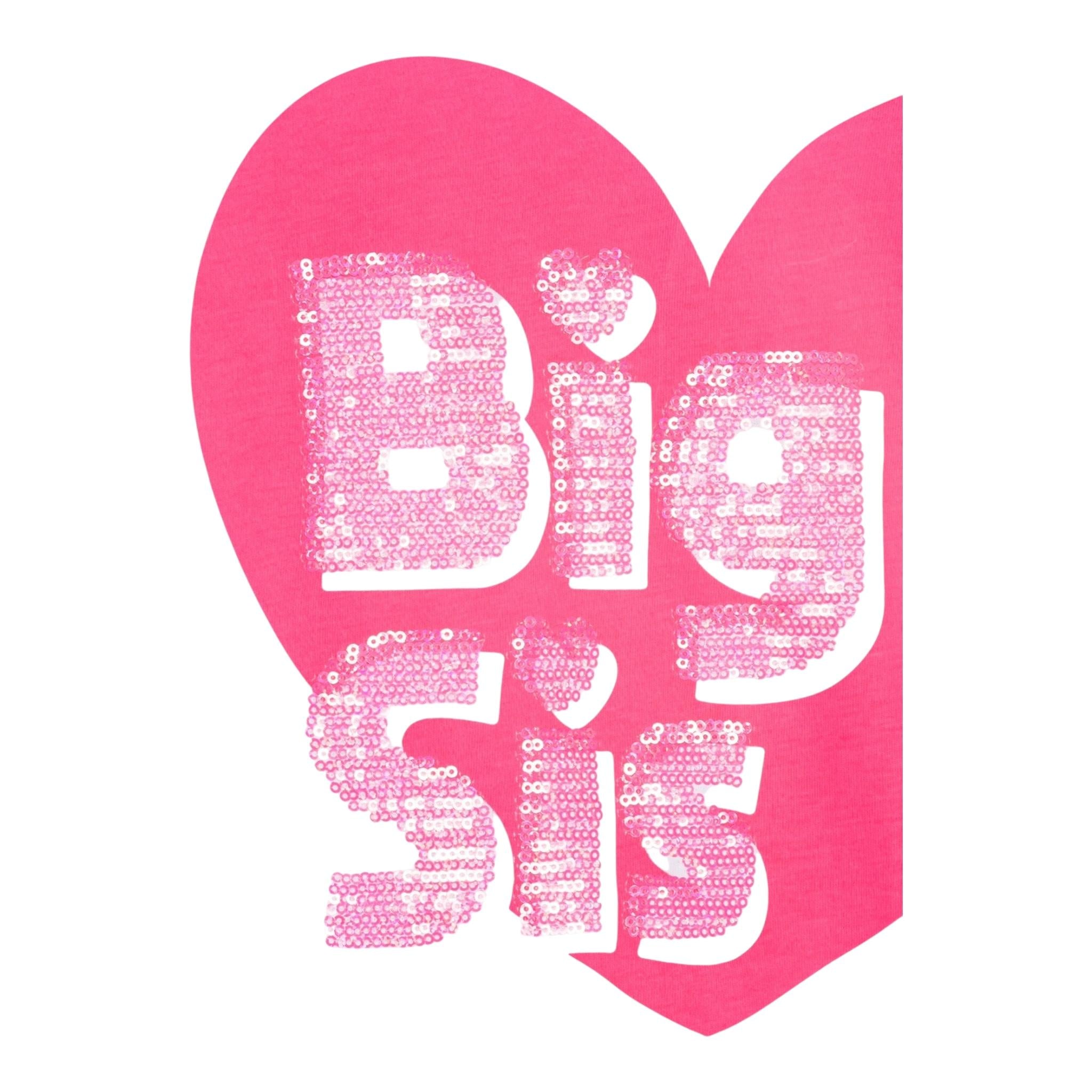 Billieblush T-Shirt Tinta Unita con Stampa per Bambina U21045 BIANCO BillIEBLUSH 