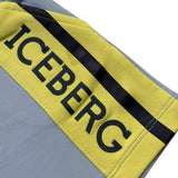 Iceberg Completo 2 Pezzi Bicolore T-Shirt-Bermuda per Neonato CMBICE5104B BIANCO/AZZURRO ICEBERG 