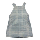Burberry Abito In Denim Tinta Unita con Fantasia per Bambina 8072981 AZZURRO BURBERRY 