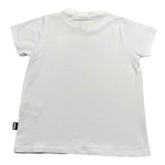 Daniele Alessandrini T-Shirt Girocollo Tinta Unita con Logo per Bambino 1296M00007J BIANCO DANIELE ALESSANDRINI 