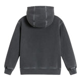WOOLRICH felpa chiusa con cappuccio tinta unita Grigio per Bambino KSW019902 GRIGIO WOOLRICH 