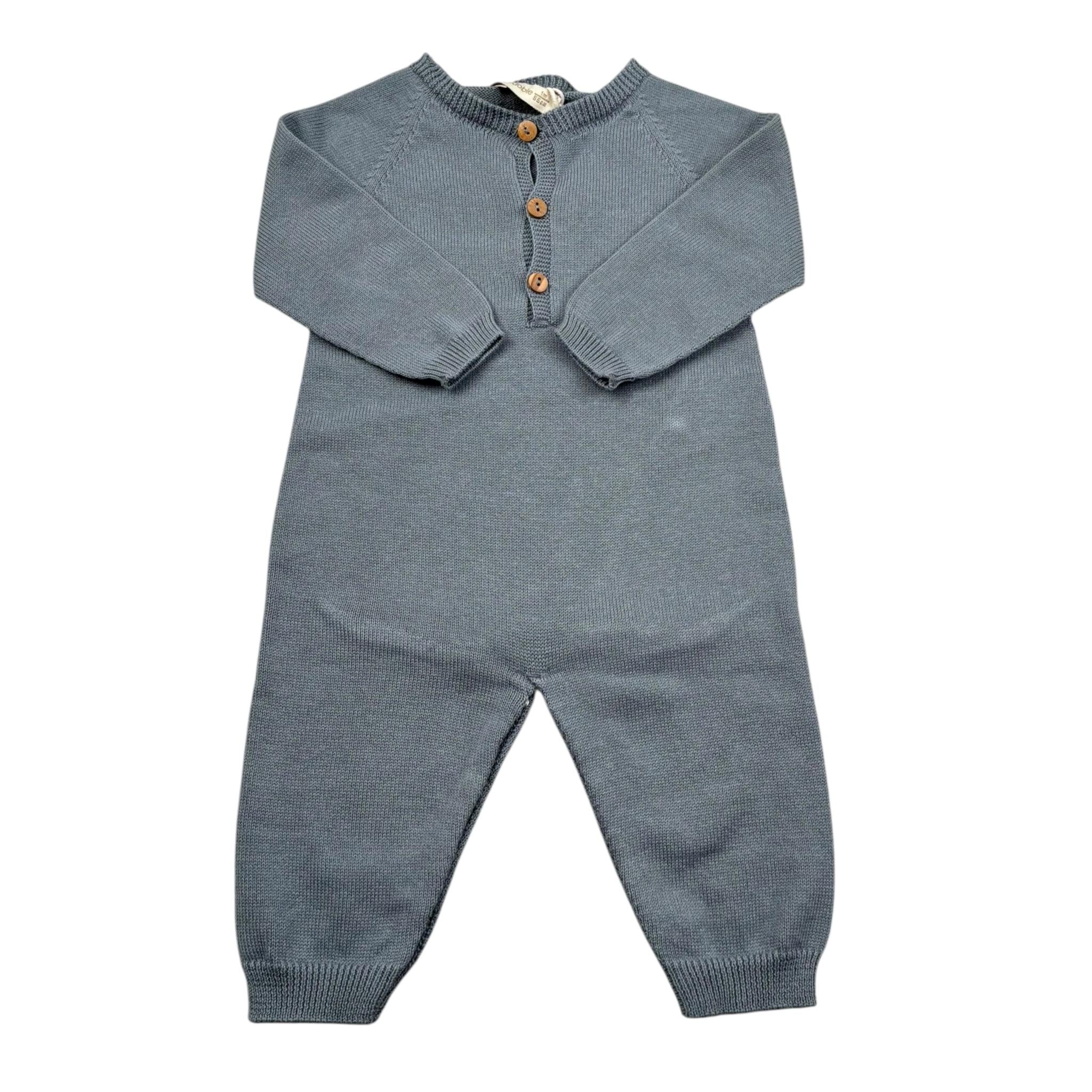 Wedoble Tutina Manica Lunga Tinta Unita per Neonato V2504346B BLU WEDOBLE 