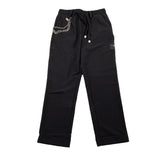 John Richmond Pantalone Tinta Unita con Elastico In Vita Nero per Bambino