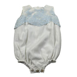 Cua-Cuak Pagliaccetto Giromanica Bicolore Bianco per Neonata 48122 BIANCO CUA-CUAK 