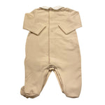 Le Bebe' Tutina Tinta Unita con Stampa per Neonato LBB4822 BEIGE LE BEBE' 
