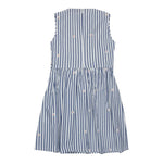 Max&Co. Abito Tinta Unita Giromanica Fantasia A Righe per Bambina MX0122 BIANCO MAX&Co. 