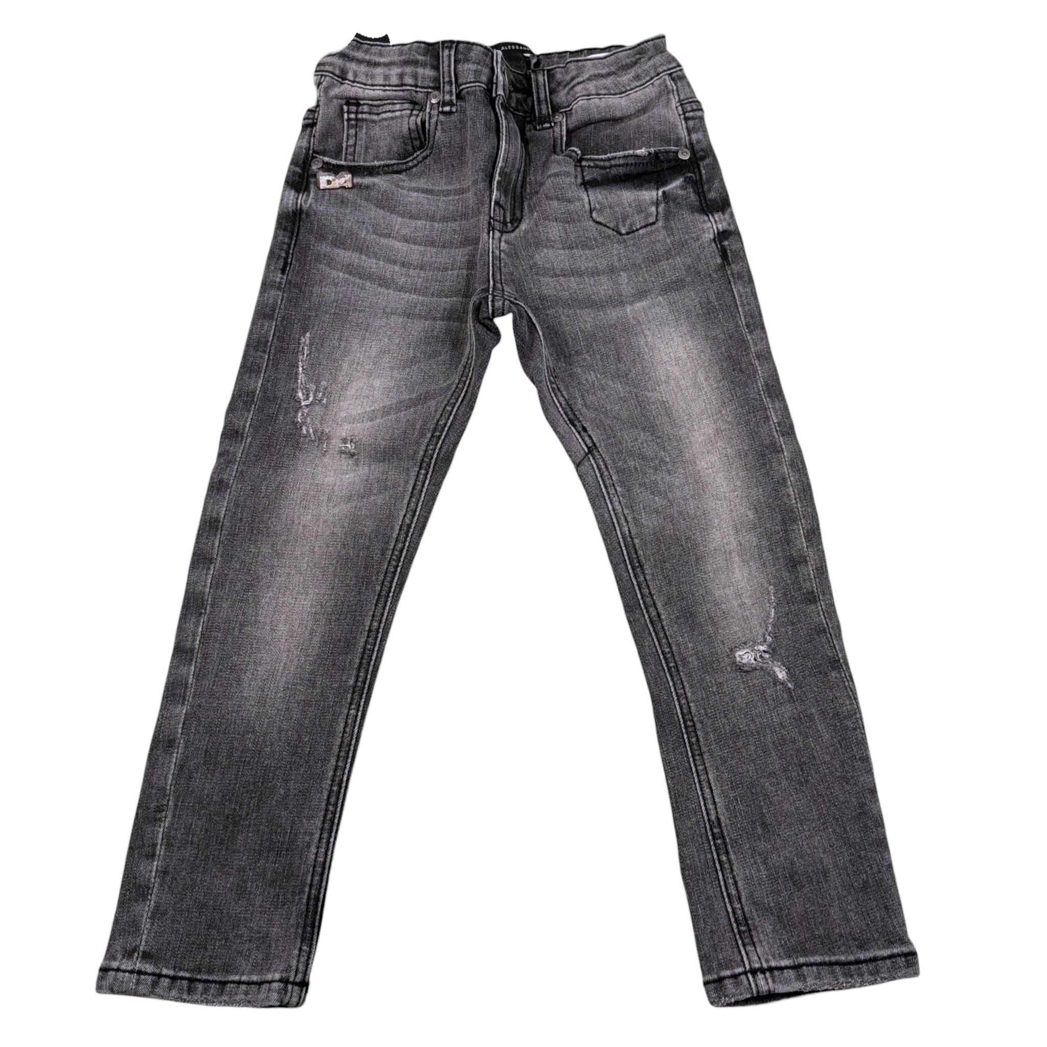 Diesel Jeans Tinta Unita con Girovita Regolabile per Bambino 1231PD00053 NERO DIESEL 