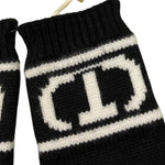 TWINSET guanti tinta unita con logo Nero per Bambina 242GJ501E NERO TWINSET 