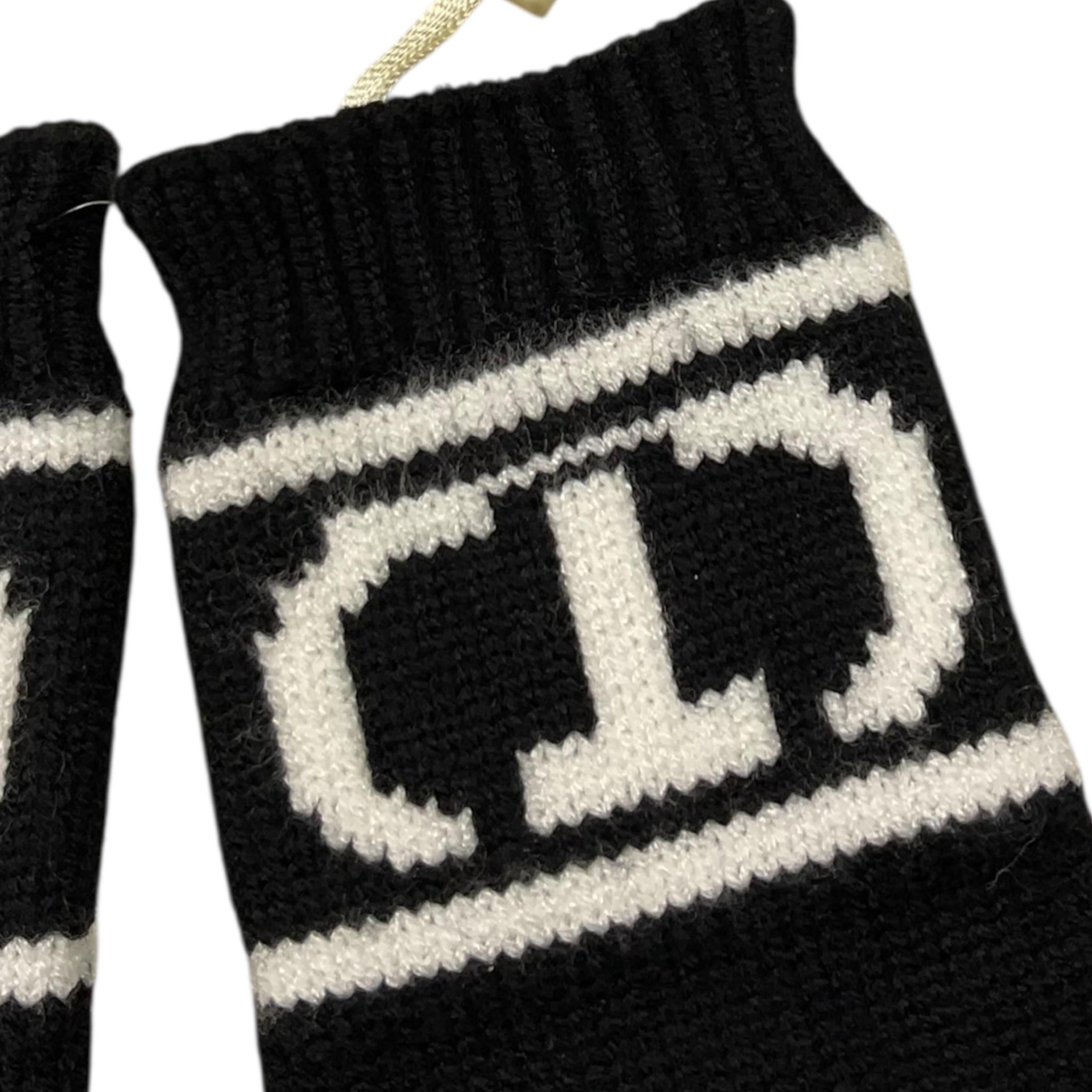 TWINSET guanti tinta unita con logo Nero per Bambina 242GJ501E NERO TWINSET 