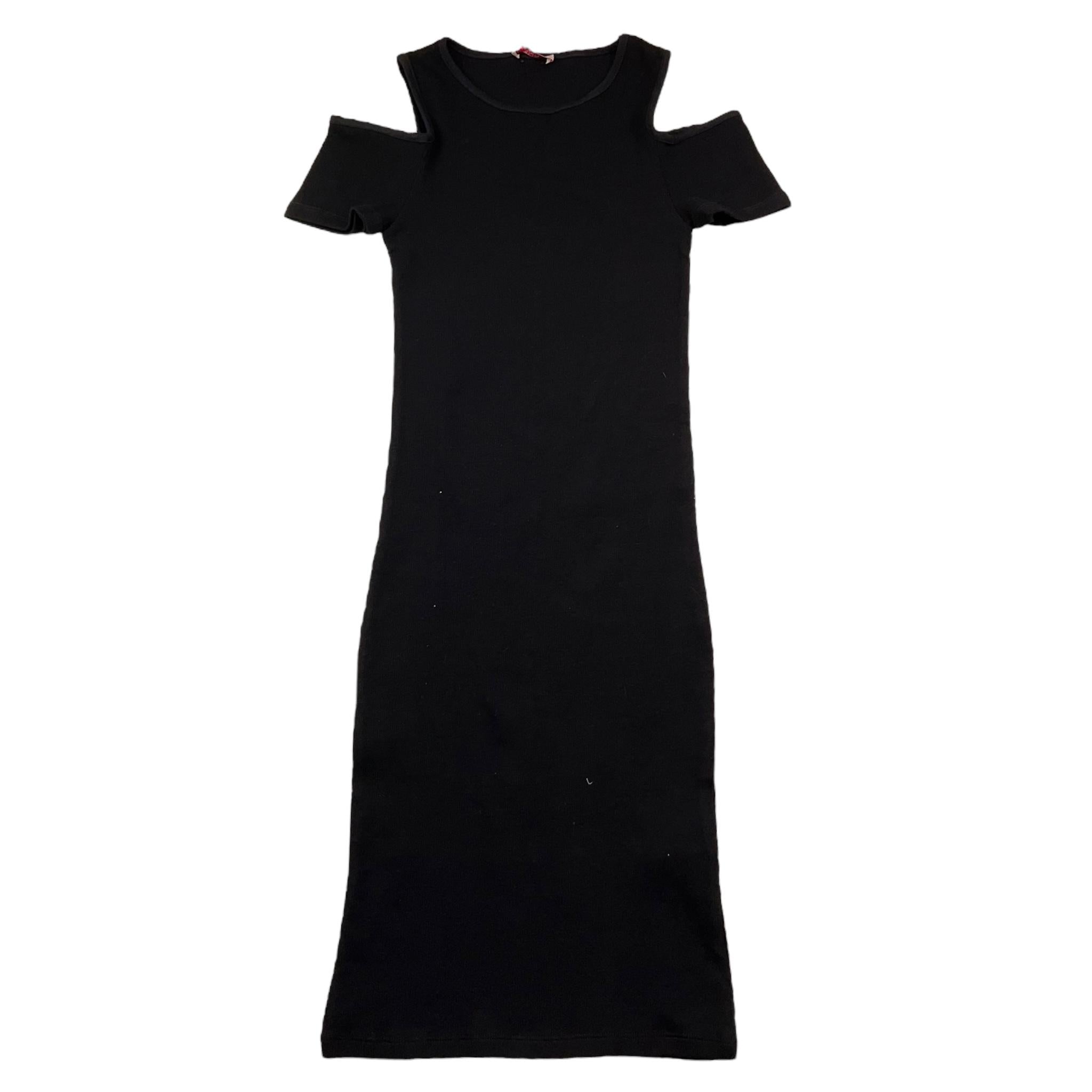 Liu Jo Abito Mezza Manica con Scollo Sulle Spalle per Bambina GA4077 NERO LIU JO 