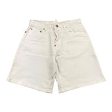 Dsquared2 Bermuda Tinta Unita Con 5 Tasche Bianco Per Bambino