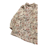 PETIT INDI camicia manica lunga tinta unita fantasia floreale Bianco per Neonata AW24B2417 BIANCO PETIT INDI 